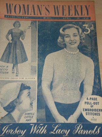 Tilleys Vintage Magazines : WOMANS WEEKLY magazine, 28 April 1956 issue ...