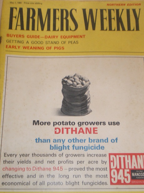 FARMERS WEEKLY magazine, May 7 1965 issue for sale. Original BRITISH publication from Tilley, Cheste