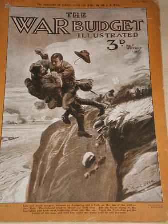 THE WAR BUDGET magazine, June 3 1915 issue for sale. Original British publication from Tilley, Chest