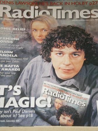 Tilleys Vintage Magazines : RADIO TIMES magazine, 1 - 7 March 2003 ...