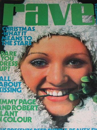 RAVE magazine, December 1970 issue for sale. JIMMY PAGE, ROBERT PLANT, DEEP PURPLE, JIMMY GRIFFIN. O
