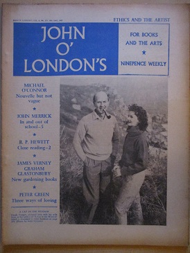 JOHN O’LONDON’S magazine, 19 April 1962 issue for sale. DEREK and JEAN TANGYE, JAMES VERNEY, MICHAEL