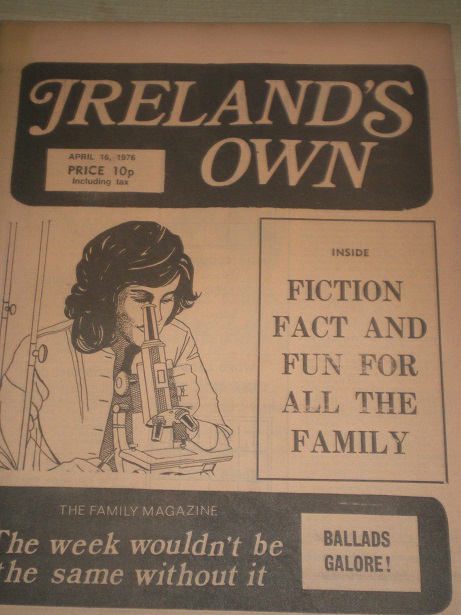 IRELANDS OWN magazine, April 16 1976 issue for sale. Original IRISH publication from Tilley, Chester