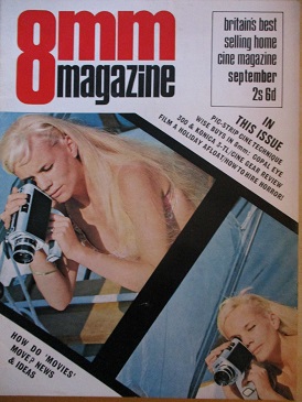 8MM MAGAZINE, September 1967 issue for sale. HOME MOVIES, CINE FILMS, MOTION PICTURES. Original Brit