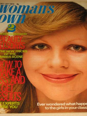 WOMANS OWN magazine, July 22 1972 issue for sale. FICTION, FASHION, HOME. Classic images of the twen