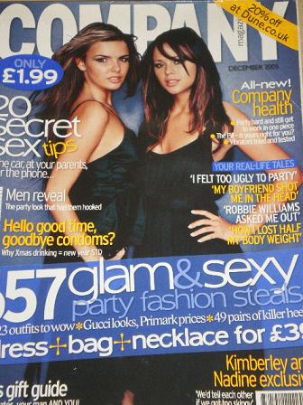 COMPANY magazine, December 2005 issue for sale. Original UK FASHION publication from Tilley, Chester