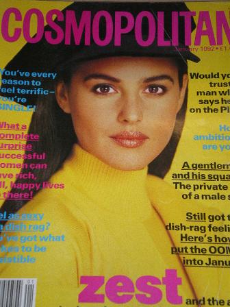 Tilleys Vintage Magazines : COSMOPOLITAN magazine, January 1992 issue ...