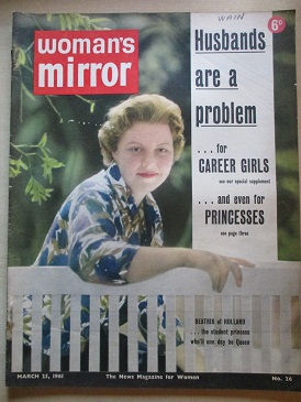 WOMAN’S MIRROR magazine, March 25 1961 issue for sale. DOROTHY EDEN, MICHAEL FITZWILLIAM. Original B