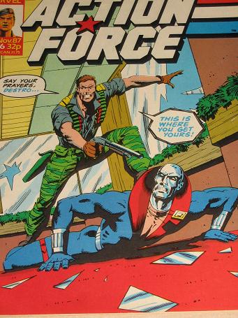 ACTION FORCE comic, 1987 issue Number 36 for sale. Original British publication from Tilleys, Cheste