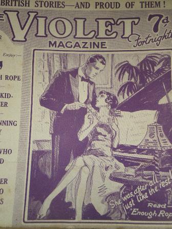 VIOLET magazine, October 12 1928 issue for sale. Original British PULP STORY PAPER from Tilley, Ches