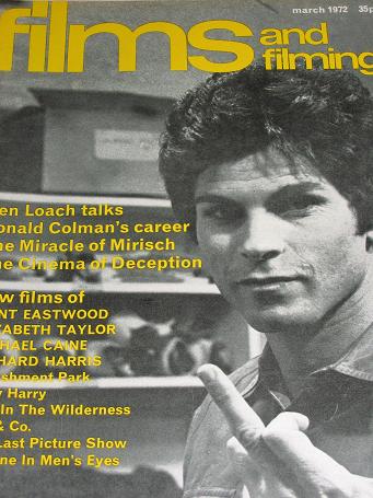 FILMS AND FILMING magazine, March 1972 issue for sale. ZOOEY HALL. Original British MOVIE publicatio