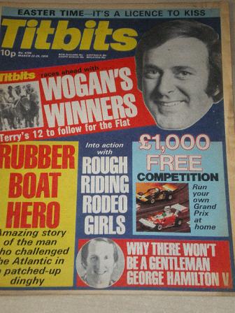 TITBITS magazine, March 23 - 29 1978 issue for sale. WOGAN. Original British publication from Tilley