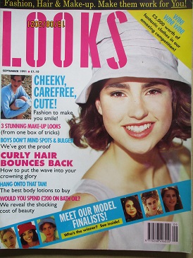 LOOKS magazine, September 1991 issue for sale. ALISON. Original British WOMEN’S FASHION publication 