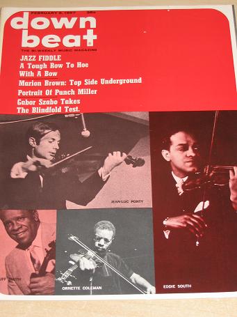 Tilleys Vintage Magazines : DOWNBEAT Magazine February 9 1967. FIDDLE ...