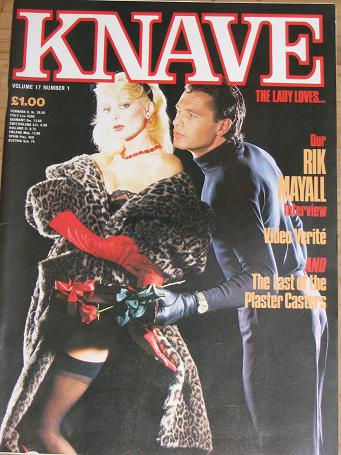 KNAVE MAGAZINE VOLUME 17 NUMBER 1 ISSUE 1985 VINTAGE ADULT MENS GLAMOUR PUBLICATION FOR SALE CLASSIC