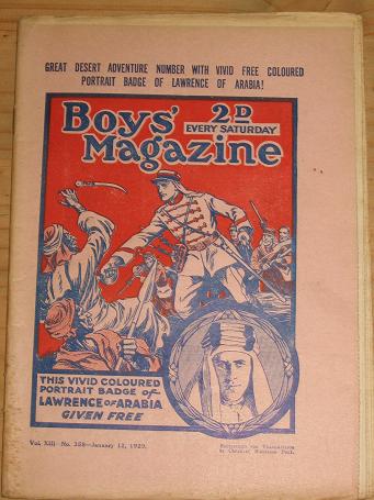 NUMBER 358 BOYS MAGAZINE JAN 12 1929 ISSUE ANTIQUE BOYS ADVENTURE STORY PUBLICATION FOR SALE 