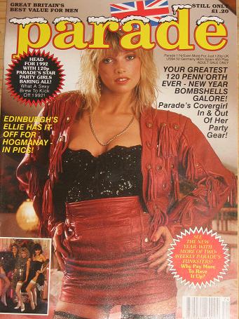 PARADE MAGAZINE NUMBER 174 ISSUE 1991 VINTAGE ADULT MENS GLAMOUR PUBLICATION FOR SALE CLASSIC IMAGES