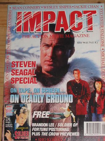 IMPACT MAGAZINE MAY 1994 ACTION MOVIE BACK ISSUE FOR SALE CLASSIC IMAGES OF THE TWENTIETH CENTURY PU