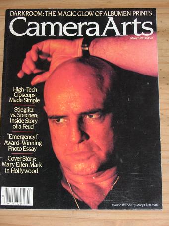 CAMERA ARTS MAGAZINE MARCH 1983 BRANDO BACK ISSUE FOR SALE VINTAGE PUBLICATION PURE NOSTALGIA ARCHIV