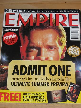 JUNE 1993 EMPIRE MOVIE MAGAZINE OLD VINTAGE FILM PUBLICATION FOR SALE PURE NOSTALGIA ARCHIVES NUMBER