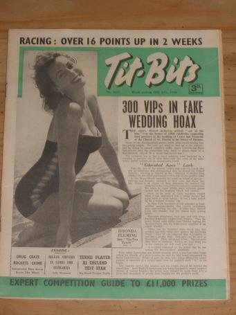 TITBITS MAG 28 JULY 1956 RHONDA FLEMING KENNETH LONG VINTAGE PUBLICATION FOR SALE CLASSIC IMAGES OF 