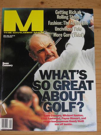 Tilleys Vintage Magazines : M MAG MAY 1990 SEAN CONNERY GOLF VIDAL ...