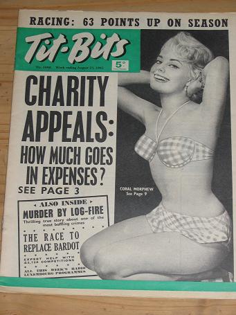 TITBITS MAG AUG 25 1962 MORPHEW 208 LUXEMBOURG VINTAGE PUBLICATION FOR SALE PURE NOSTALGIA ARCHIVES 