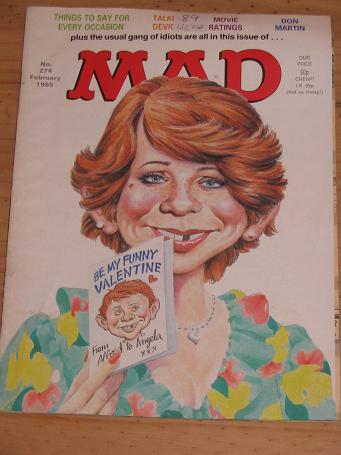 ISSUE NUMBER 274 MAD MAGAZINE FOR SALE VINTAGE ALTERNATIVE HUMOUR PUBLICATION CLASSIC IMAGES OF THE 