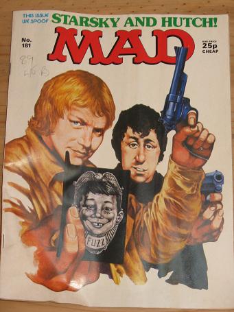 STARSKY AND HUTCH No. 181 ISSUE MAD MAG FOR SALE VINTAGE ALTERNATIVE HUMOUR PUBLICATION CLASSIC IMAG