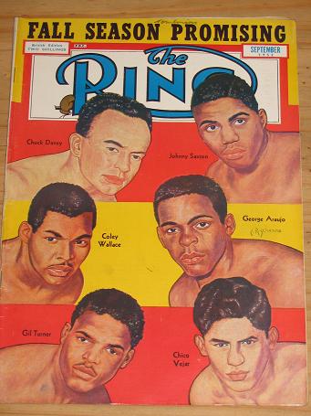  RING BOXING MAG FOR SALE SEP 1952 VINTAGE FIGHT PUBLICATION CLASSIC IMAGES OF THE TWENTIETH CENTURY