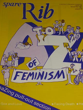 SPARE RIB magazine, November 1983 issue for sale. FEMINISM, WOMENS LIBERATION. Classic images of the