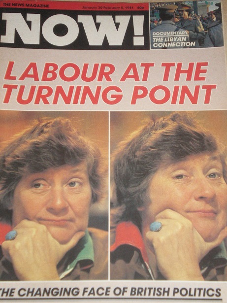 NOW! magazine, January 30 - February 5 1981 issue for sale. LABOUR AT THE TURNING POINT. Original Br