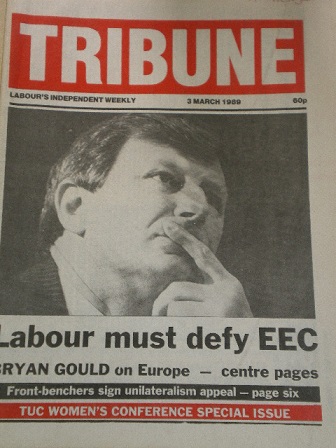 TRIBUNE newspaper, 3 March 1989 issue for sale. LABOURS INDEPENDENT WEEKLY. Original British politic