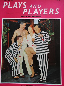 PLAYS AND PLAYERS magazine, January 1956 issue for sale. MUSICALS NUMBER. Original British publicati