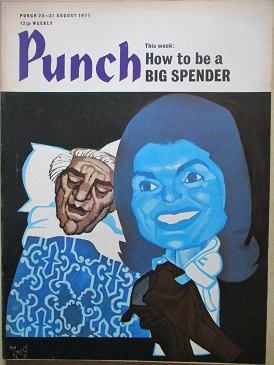 PUNCH magazine, 25 - 31 August 1971 issue for sale. TROG, ARNOLD ROTH, KEITH WATERHOUSE. Original Br