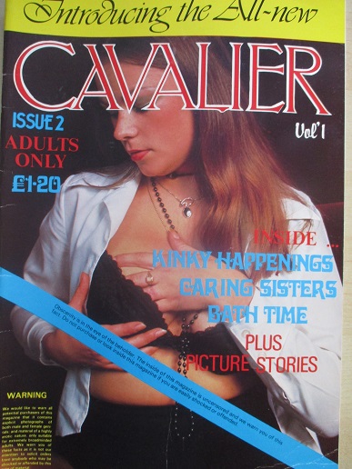 CAVALIER magazine, Volume 1 Number 2 issue for sale. Original British ADULT publication from Tilley,