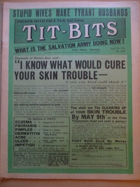 TIT-BITS magazine, April 26 1941 issue for sale. HERBERT SHAW. Original British publication from Til