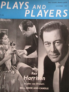 PLAYS AND PLAYERS magazine, November 1954 issue for sale. REX HARRISON. Original British publication