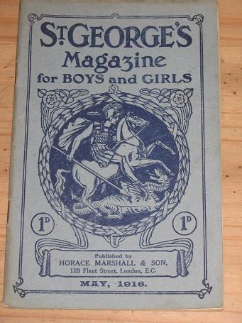 ST GEORGE'S BOYS GIRLS MAGAZINE 1916 FOR SALE VINTAGE CHILDRENS PUBLICATION PURE NOSTALGIA ARCHIVES 