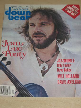 Tilleys Vintage Magazines : DOWNBEAT Magazine December 1 1977. JEAN-LUC ...