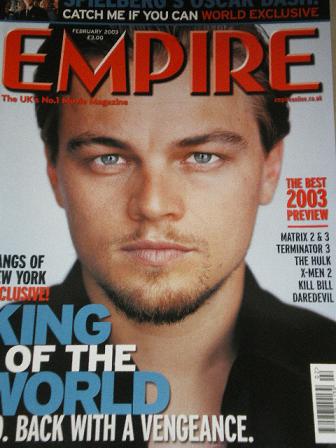 EMPIRE magazine, February 2003 issue for sale. GANGS OF NEW YORK. Original British MOVIE publication