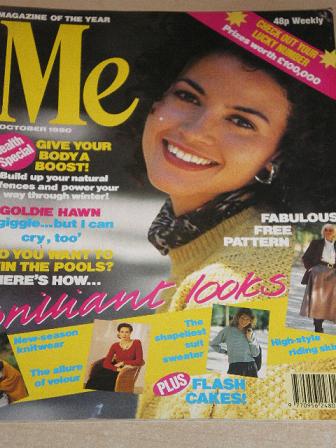 ME magazine, 1 October 1990 issue for sale. Original FASHION publication from Tilley, Chesterfield, 