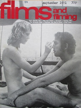FILMS AND FILMING magazine, September 1971 issue for sale. MARIANNE BLOMQUIST, HARTMUT BECKER. Origi