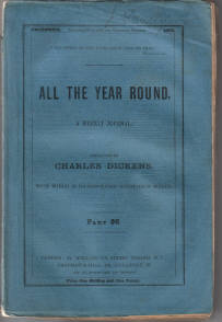 ALL THE YEAR ROUND DEC 1863 CHARLES DICKENS PT 56 NOS 241 TO 244 XMAS NUMBER