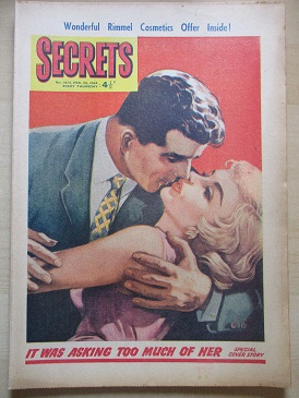 SECRETS magazine, February 29 1964 issue for sale. Original British publication from Tilley, Chester