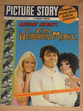 PICTURE STORY HEIRONYMUS MERKIN 1969 NEWLEY COLLINS BERLE FOR SALE VINTAGE PARADE FILM PHOTO STRIP P
