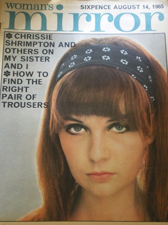WOMANS MIRROR magazine, August 14 1965 issue for sale. CHRISSIE SHRIMPTON, PATRICK CAMPBELL. Origina