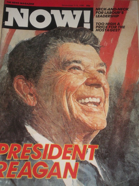NOW! magazine, November 7 - 13 1980 issue for sale. REAGAN. Original British NEWS publication from T