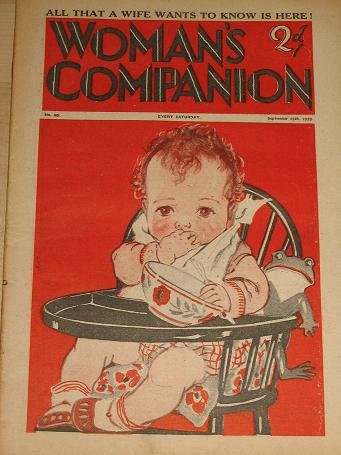 WOMANS COMPANION magazine, September 15 1928 issue for sale. PAPER FOR MARRIED WOMEN. Birthday gifts