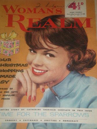 WOMANS REALM magazine, November 19 1960 issue for sale. CATHERINE SHERIDAN. Original British publica